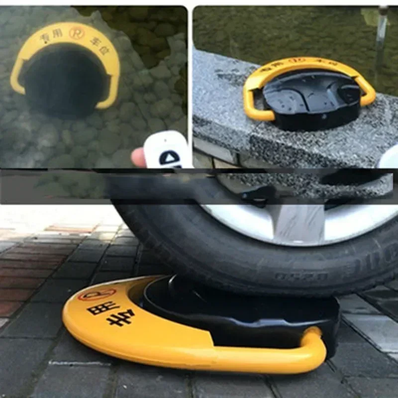 

Remote Control + Automatic Parking Lock, Auto Induction Alarm Private Car Parking Latch, Carport Driveway Space Barrier Guard. H