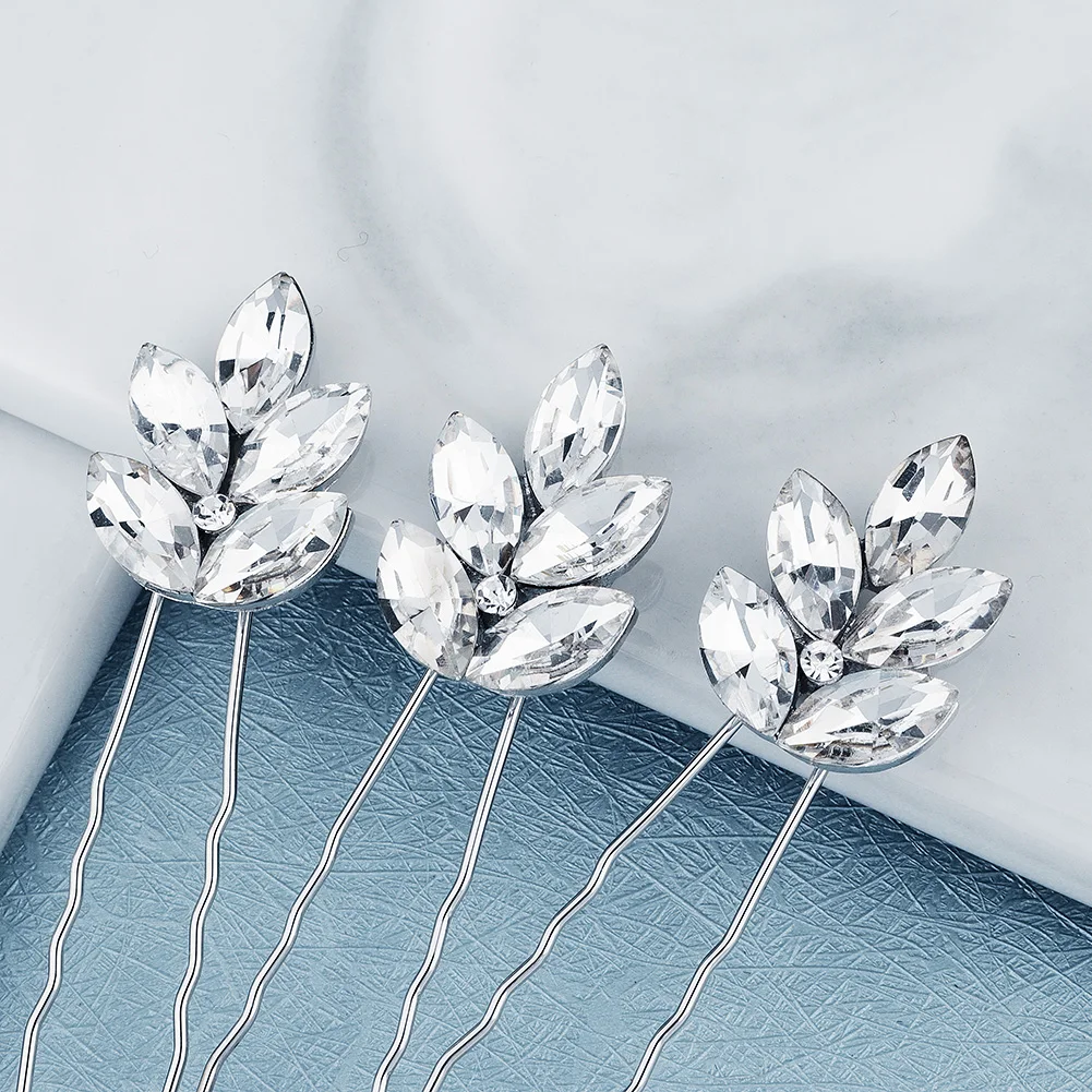 3 teile/satz Kristall perle Haarnadeln für Frauen Hochzeit Party Tasche Hut Zubehör Haar klebt Mädchen Urlaub Geschenke Schmuck Kopf bedeckungen – Detail 11