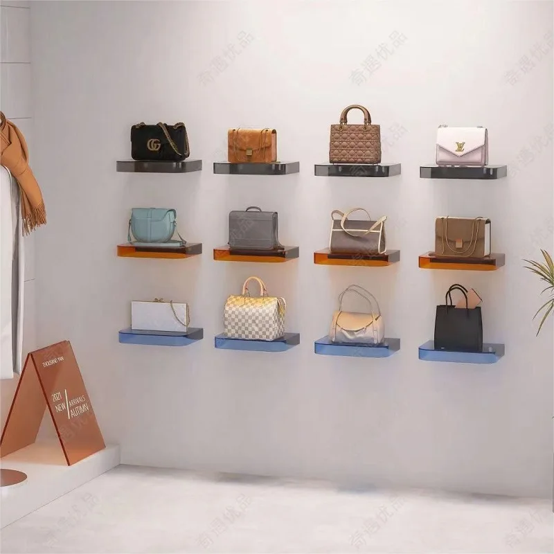 New Colorful Acrylic No-Punch Display Rack Luxury Handbags, Shoes Display Racks, Character Models, Book Decorative Racks