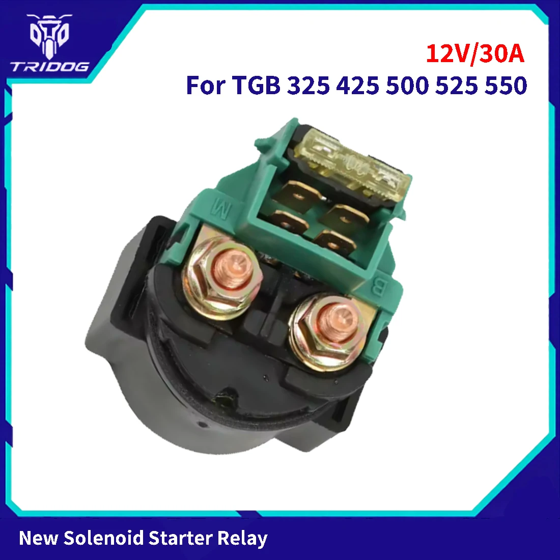 Motorcycle Fuse Starter Solenoid Relay For TGB 325 425 500 525 550 Blade 425 Quad ATV Target 550 GA5100004A 12V 30A Parts