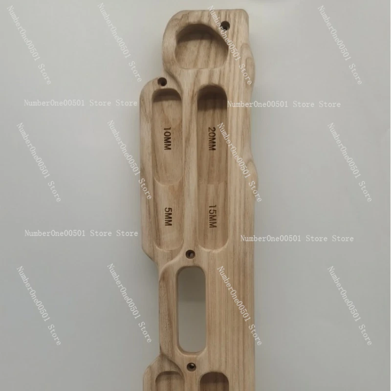 Wooden Hangboard Fingerboard for Rock Climbing Training Pull Ups Forearm Strength