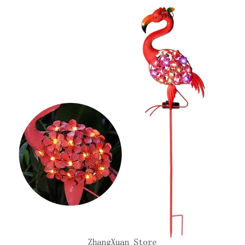 Elegant Solar Bird Lawn Light Automatic Function For Yard route Decoration 3XUF