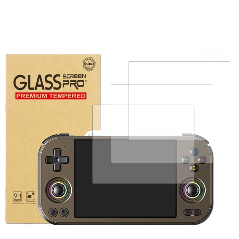 For Anbernic RG477M Tempered Glass Screen Protector Films RG477M Game Console 9H High Definition HD Screen Protectors Film