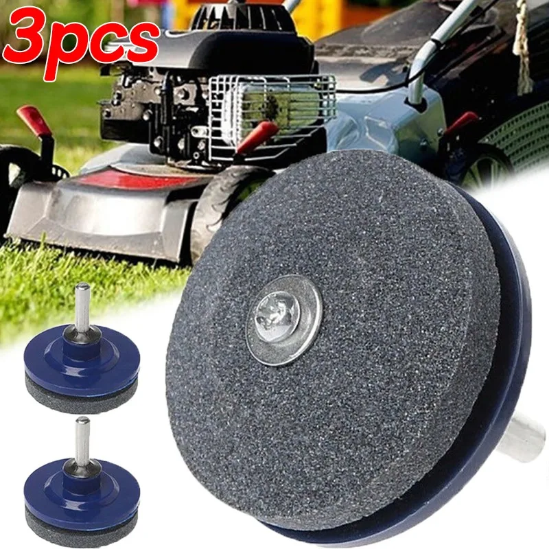 

Sharpening Stone Electric Lawn Mower Sharpener with Wear-Resistant Grinding Head Mower Wear Rotary Drill Cutter Abrasive Tool