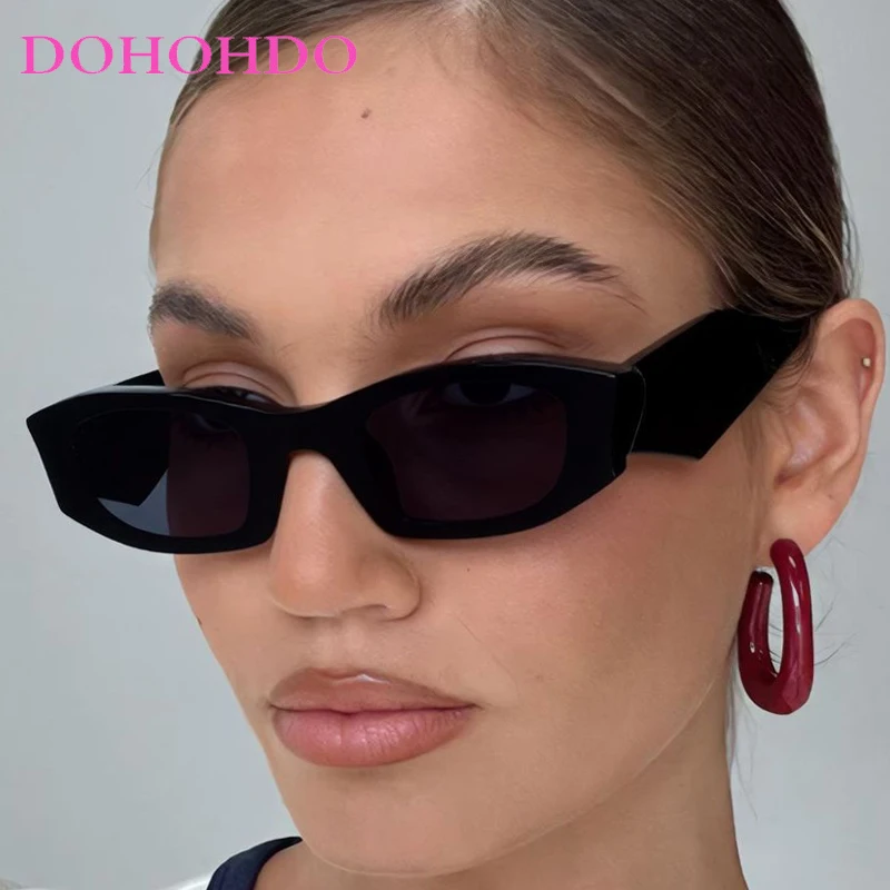 

Retro Small Frame Cat Eye Irregular Women Sunglasses Fashion Designer Men Classic Shades Driving Travel Sunglasses Ladies UV400