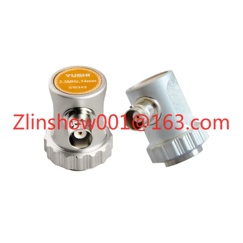 Ultrasonic Flaw Detector Transducer 0 Degree Single Crystal Probe 2MHz/4MHz/2.5MHz/5MHz with Element Size 14mm