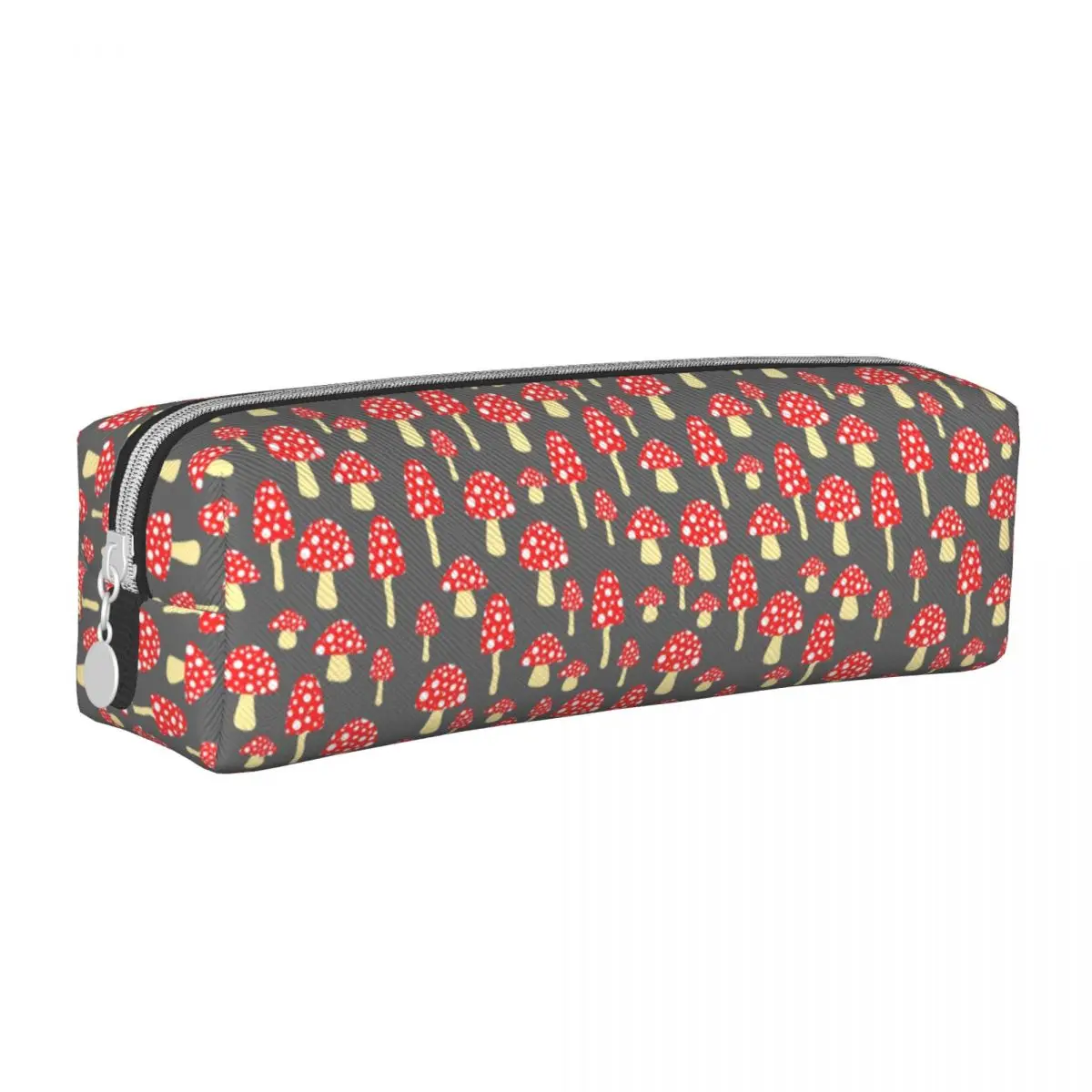 

Mushroom Toadstool Pattern Pencil Case Psychedelic Pencilcases Pen Holder Kids Large Storage Pencil Bags Office Gift Accessories