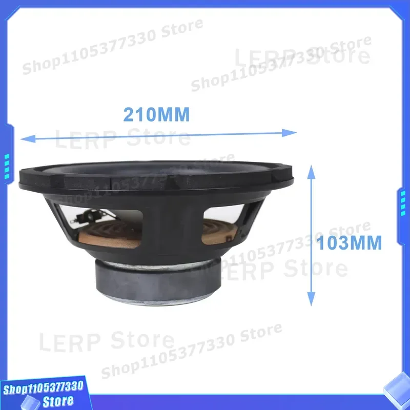 8 Inch 80W Subwoofer Speaker Driver Unit Audio Replacement Part For Home Theater Car Sound System Bass Loudspeaker Component