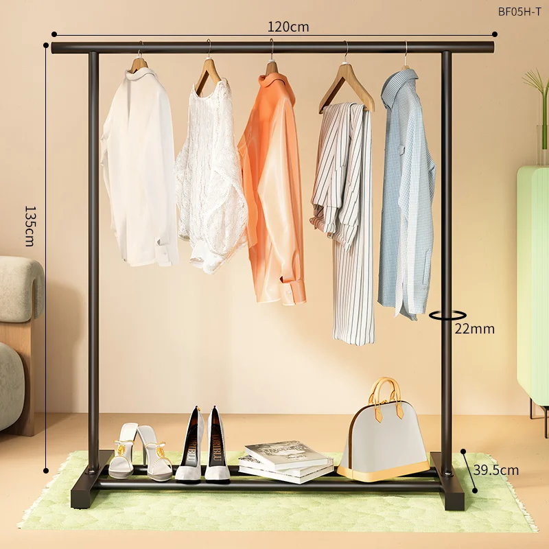 Standing Hanger Clothing Rack Nordic Coat Garment Shelves Clothing Rack Cloth Arara De Roupa Entrance Hall Furniture LQQ35XP