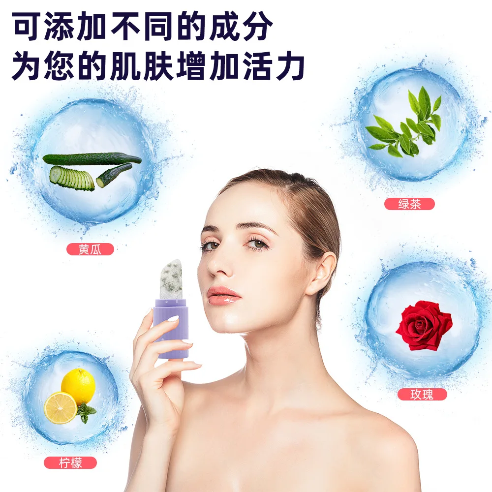 جديد الجليد بكرة الوجه آيس كيوب تدليك الجمال سيليكون قالب الثلج لانتفاخ العين الوجه الأسطوانة تقليص المسام قابلة لإعادة الاستخدام ومهدئة