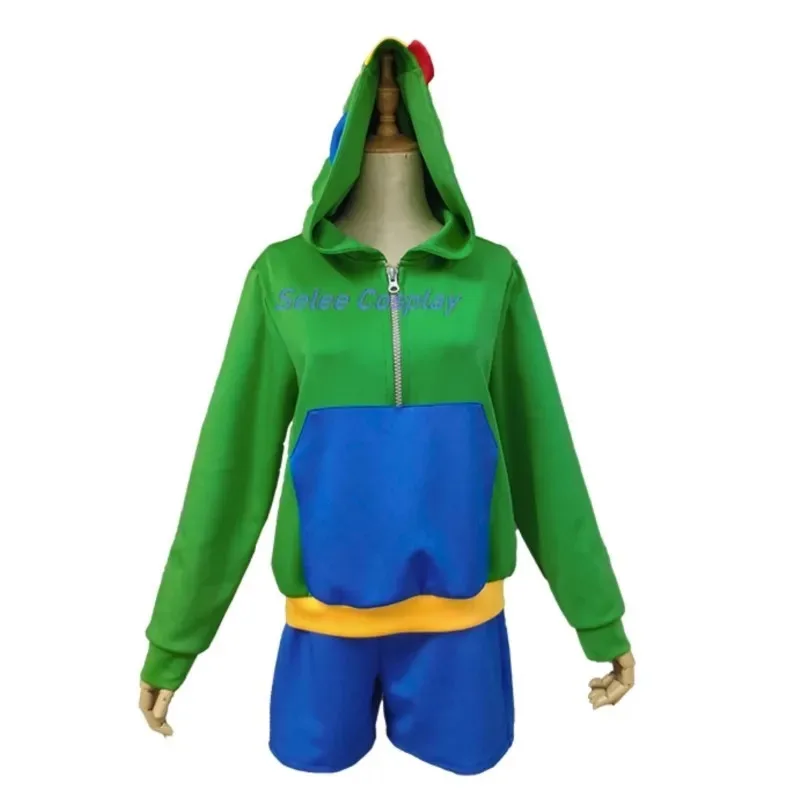 2025 이이레온 코스프레 전설의 후드티 브롤 의상 유니폼 스타 애니메이션 유니섹스 상의 하의 할로윈 파티 롤플레잉 도진 클롯