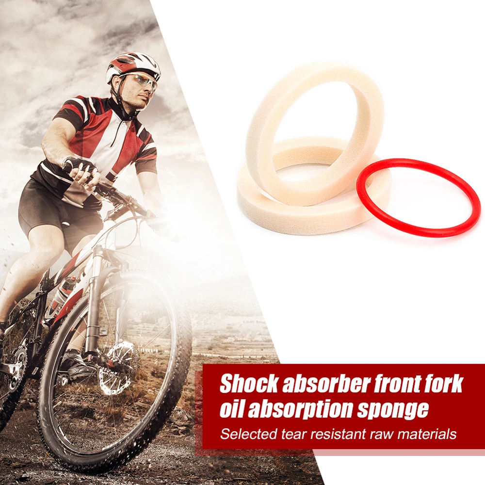 Circle MTB Bicycle Shock Absorber Bike Suspension Fork Oil Sealed Foam Bicycle Fork Oil Sponge Bicycle Fork Sponge Ring