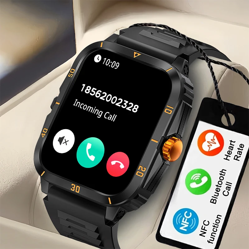 

New Smart Watch With Heart Rate Blood Pressure Health Monitoring Bluetooth Call 3ATM Waterproof 100+Sports Tracking Smartwatches