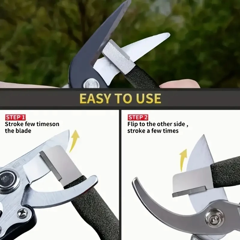 1 قطعة مبراة حديقة المقصات فوضوي سكين مفتوح شفرة الكهربائية تشذيب المشكل شجرة الفاكهة مقص إصلاح شحذ الحجارة