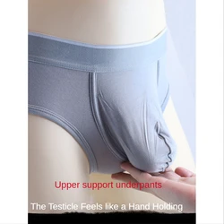 Big Penis testicolo Bag separato Boxer intimo da uomo traspirante Lingerie maschile Sexy Boxer Soft Men mutandine Sex Homme Hot