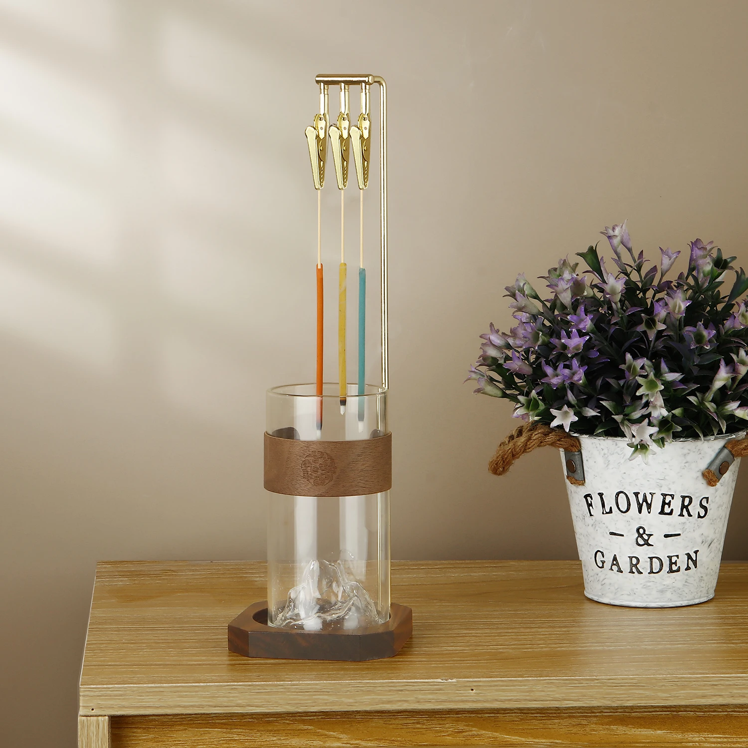 แก้วผู้ถือธูป Anti-Ash ธูปบิน - Incense Stick Holder บทวิจารณ์และราคา