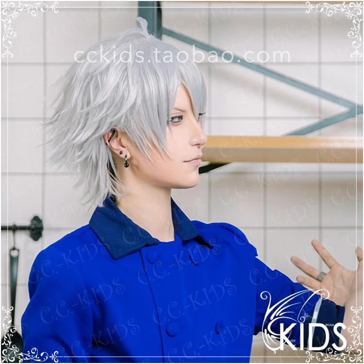 Anime Aohitsugi Samatoki Cos Ohr Clip Ohr Pins Cosplay Ohrringe Halskette Armband Kostüm Frauen Männer Weihnachten Halloween Geburtstag Geschenk