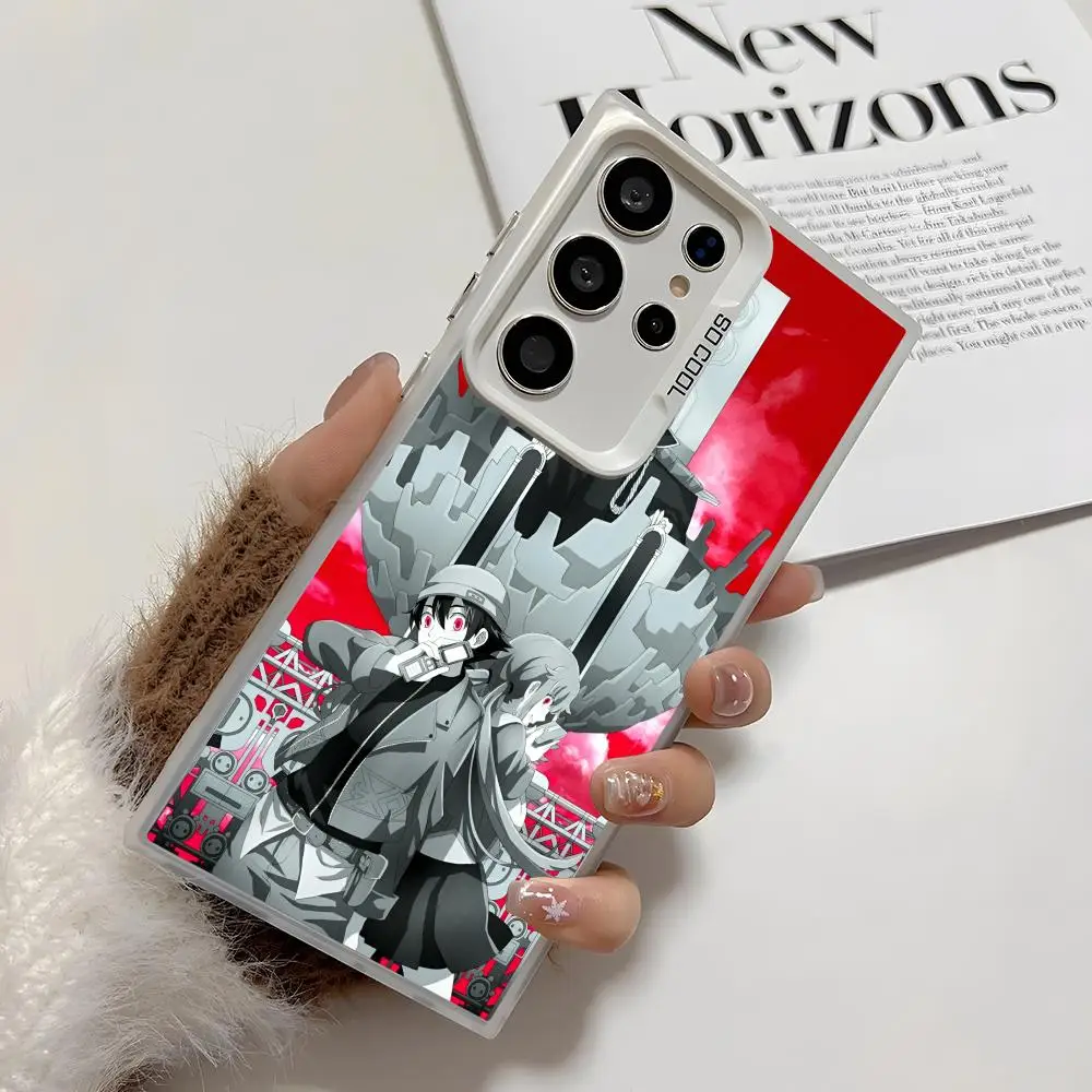 The Future Diary Phone Case For Samsung Galaxy S25 Edge S24 S23 S22 S21 S20 Ultra Silicone Colorful Silver Phone Case