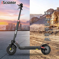 iScooter ix4 Foldable Adult Electric Scooter E-Scooter 45 KM/H Electric Kick Scooter 800W Skateboards 48V 15Ah Kickboard