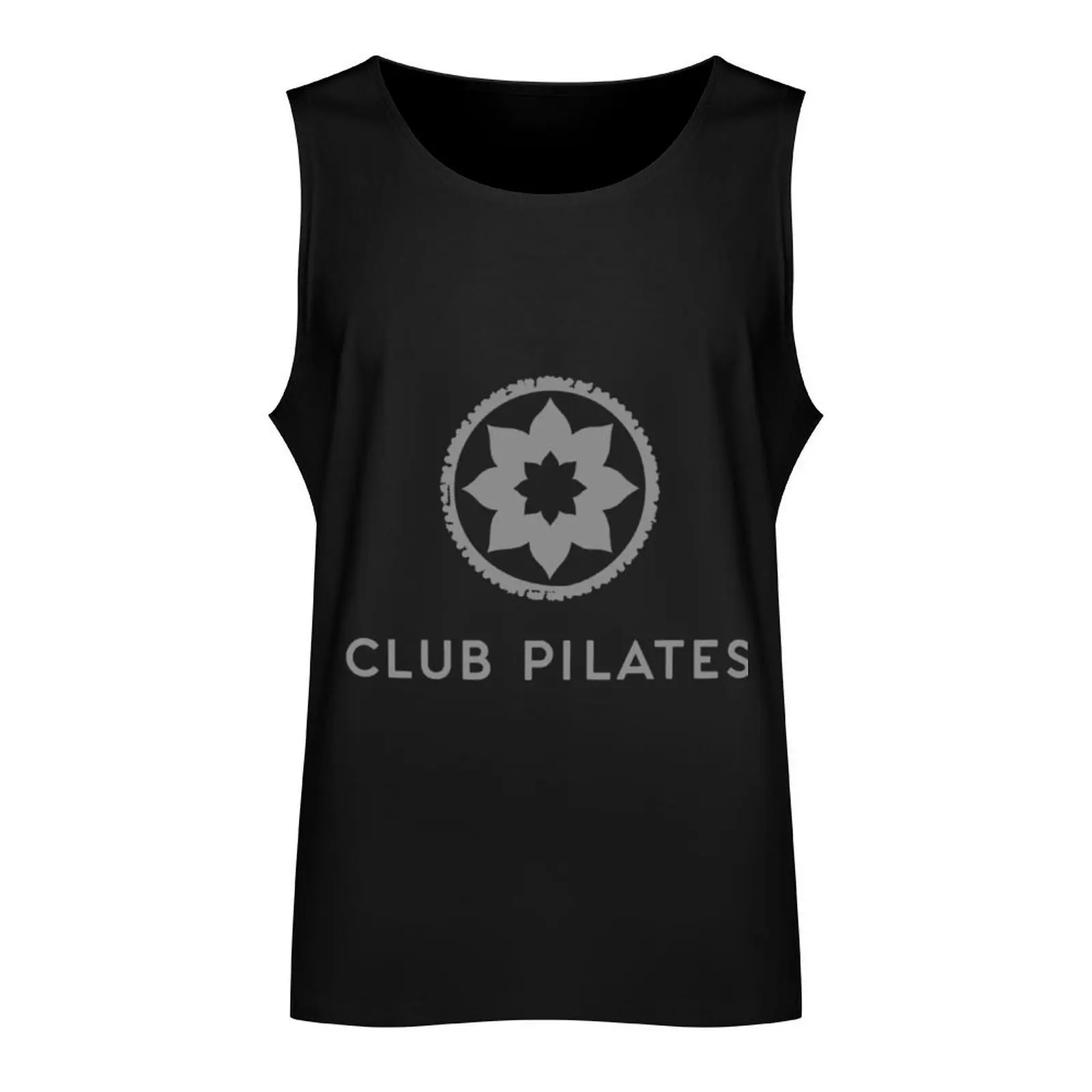 Club Pilates Distressed Grey Logo51 Tank Top anime cotton t-shirts man T-shirts men sleeveless Men's t-shirts