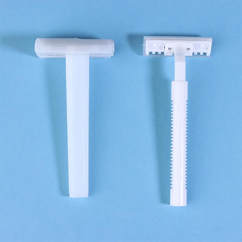 10Pcs Medical Disposable Razors For Women Men's Sanitary Shaver 1 Or 2 Layer Sharp Stainless Blade Hair Remove Tool