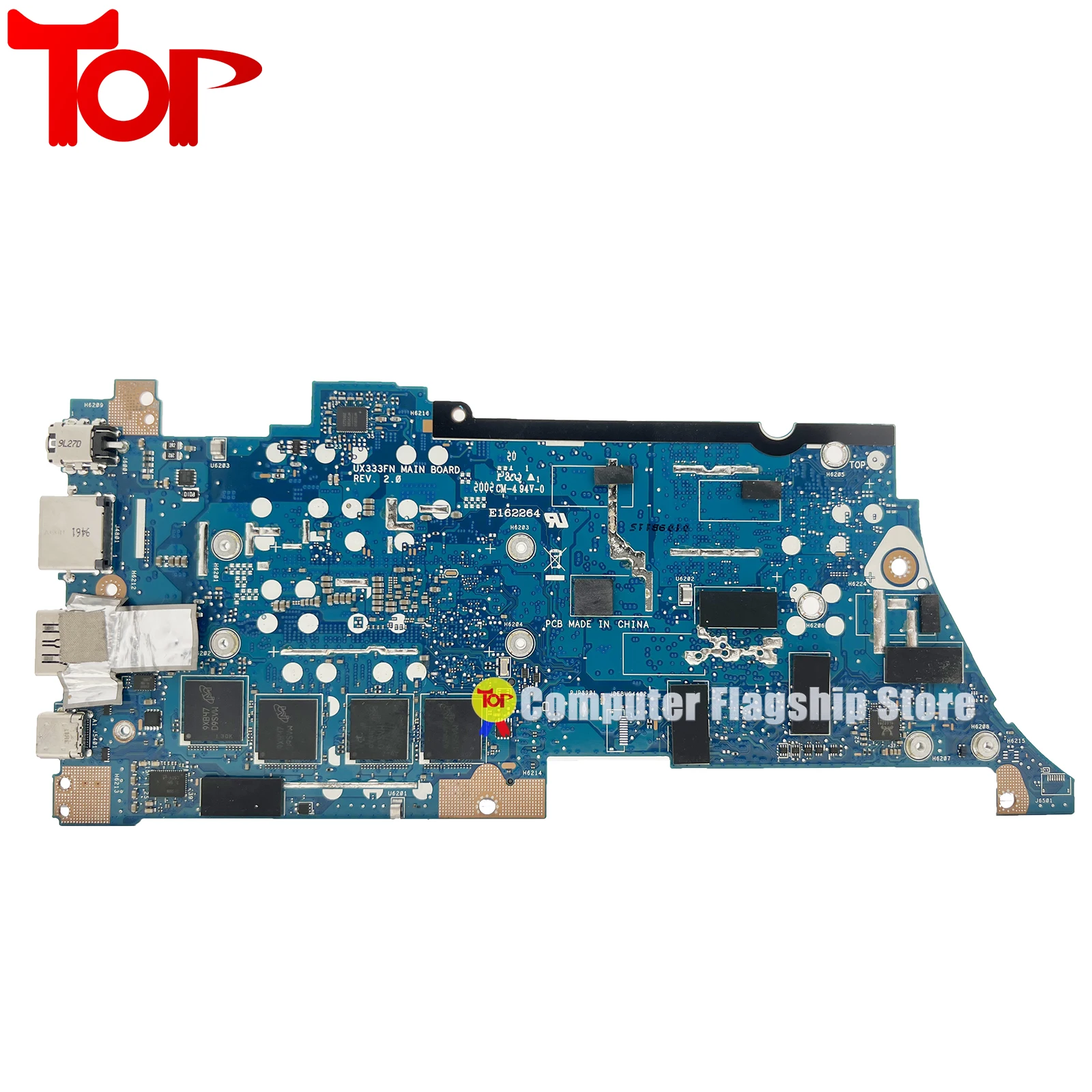 Imagem -05 - Kefu Ux333f Laptop Motherboard para Asus Ux333fa Ux333fn U3300f U3300fn I58265u I79565 I510210 I7-10510 Mainboard 100 de Trabalho