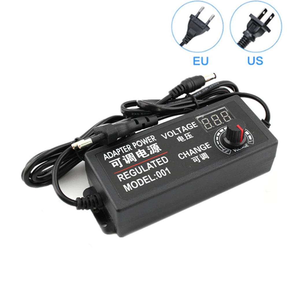 AC To DC Power Supply 3V 5V 6V 9V 12V 15V 18V 24V 3A 5A 72W 60W Power Supply Adapter Universal 220V To 12 V Adapter + 8 PIN DC