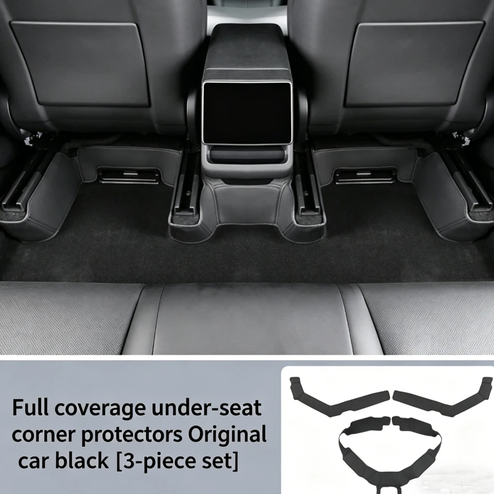 

Under Seat Corner Protector Cover Fit Tesla New Model Y 2024-2025 Anti-Collision Guard Interior Decoration Protection Accessorie