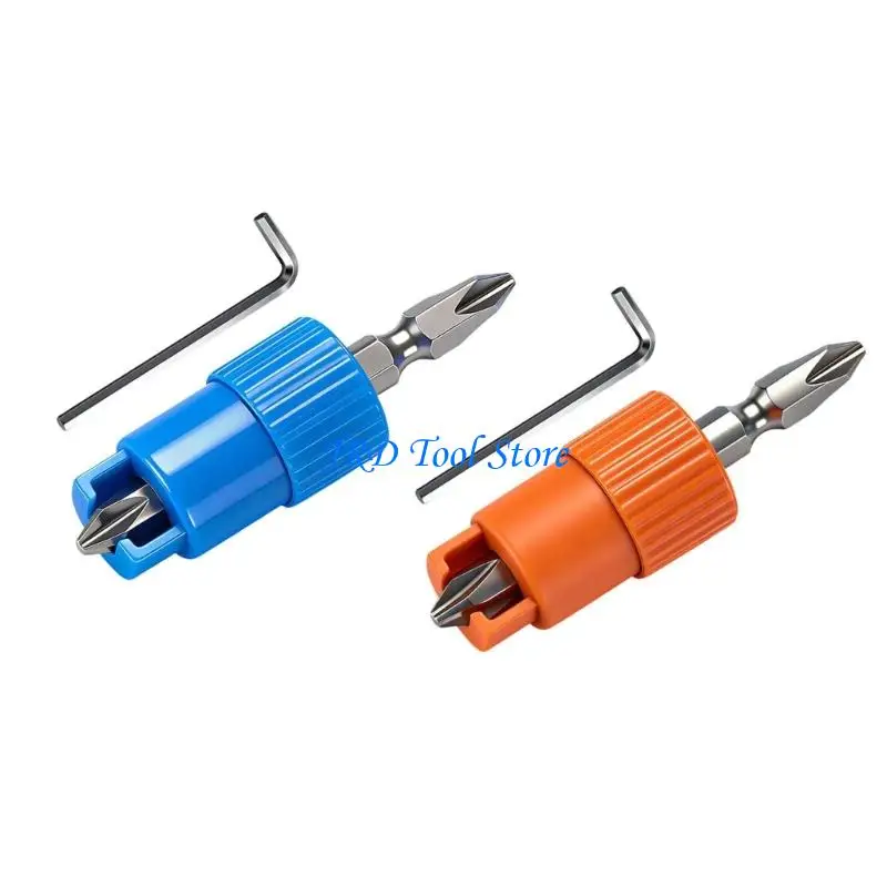 A2UD Durability AntiSlip Screw Holding Drill Bit Spring Load Screw Setter ForRepair