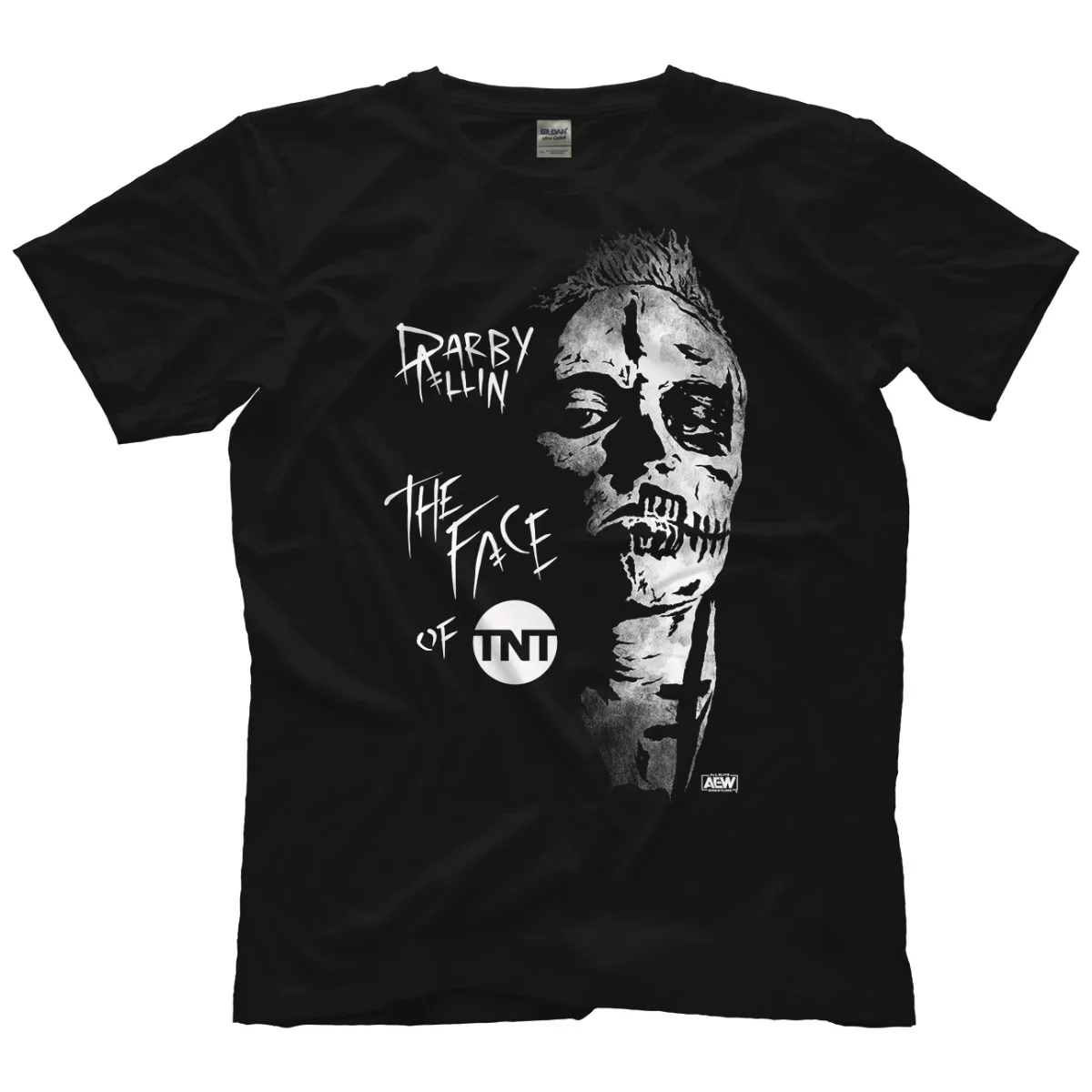 Darby Allin - The Face of TNT AEW Official T-Shirt