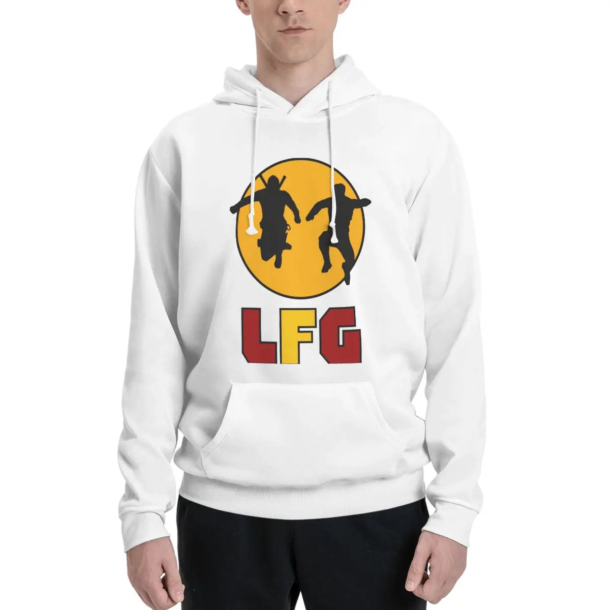 Hoodie do poliéster LFG para homens, moletom quente, Dif cores tamanhos