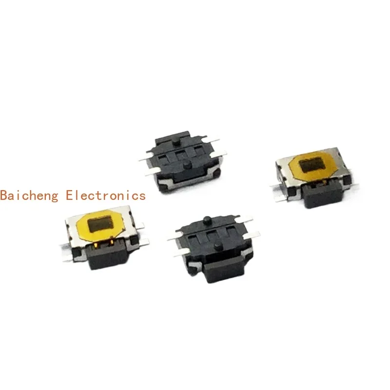 10PCS Mini turtle 4-pod side press touch button switch 3.5 * 4.7 * 1.65mm surface film with pillar