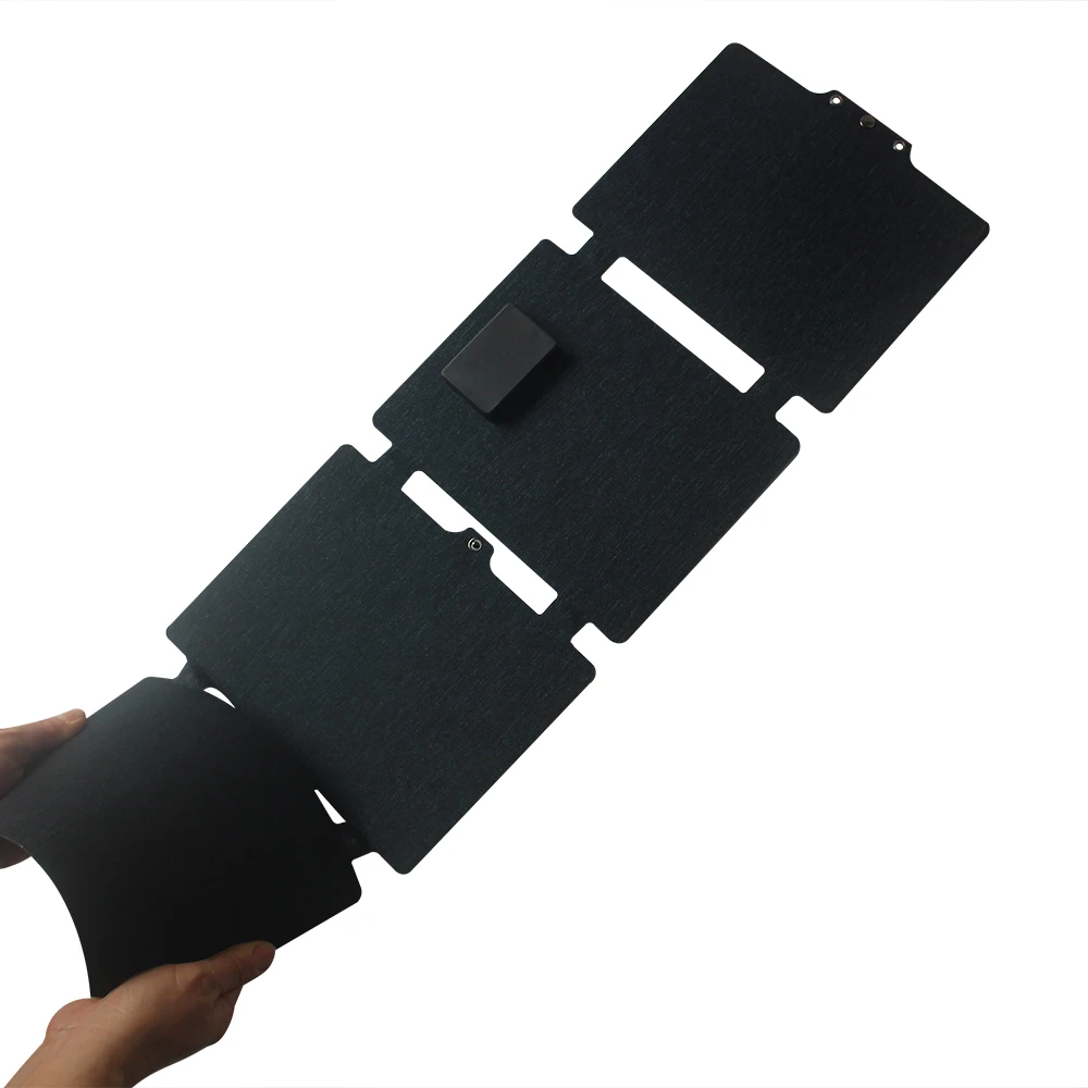 120W12V/5V ETFE Flexible Solar Panel Charger Portable Folding Solar Charger For Mobile Phone Power Outdoor USB-A/USB-C/DC Output
