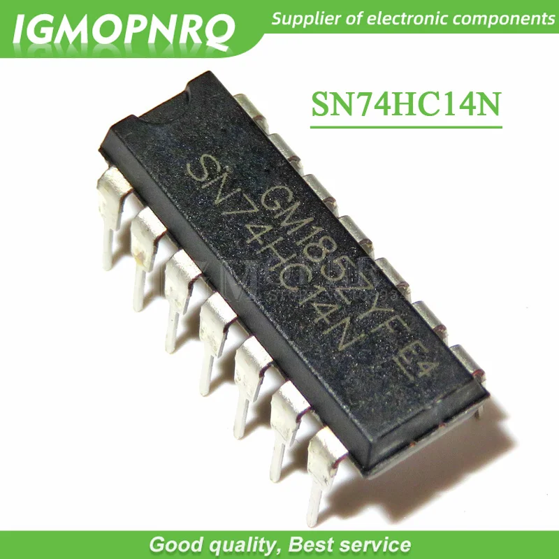 10 sztuk SN74HC14N 74HC14 SN74HC14 DIP-14 falowniki Hex Schmitt-Trigger nowy oryginał