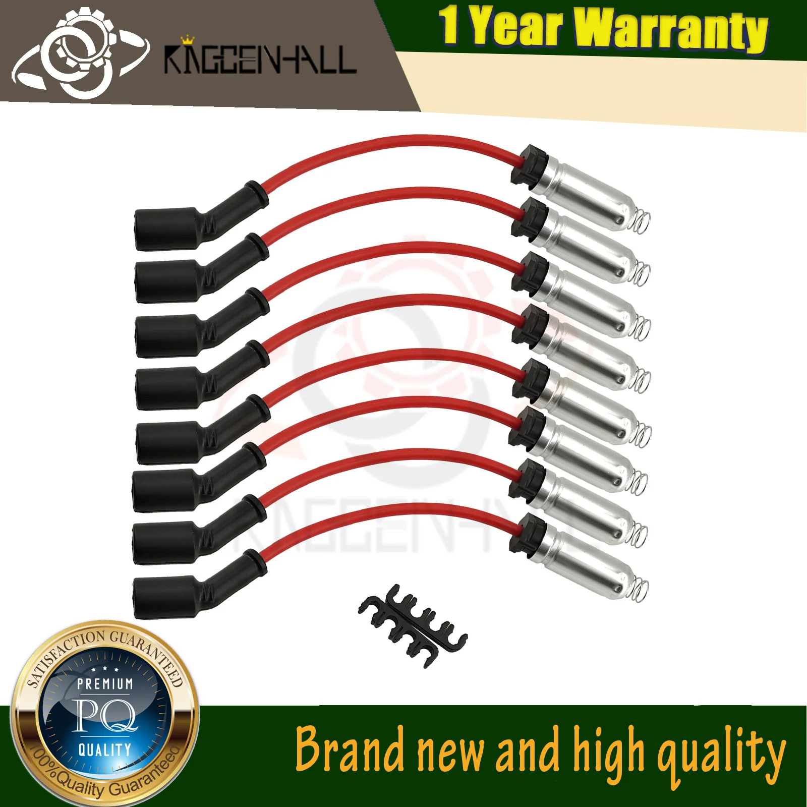 

9748HH 19206447 New Automobile Parts 8pcs Ignition Wires Compatible With Chevrolet Express 1500 5.3L 2500 3500 4.8l 6L 88862385