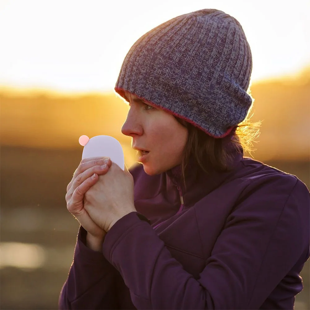 

2Pcs Hand Warmer Silicone Multi-Function Portable Winter Heating Warmer Reusable Pocket Hand Heater for Outdoor Home Use