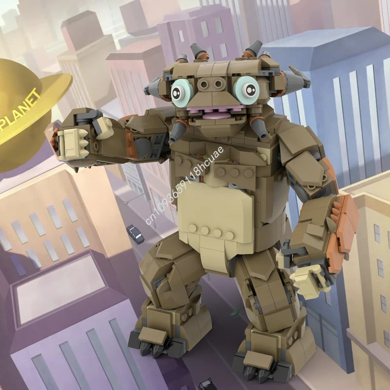 

705 шт. MOC Kaiju-Супергерои 2025 супергерои строительные блоки строительные блоки пластиковые развивающие творческие рождественские игрушки в подарок