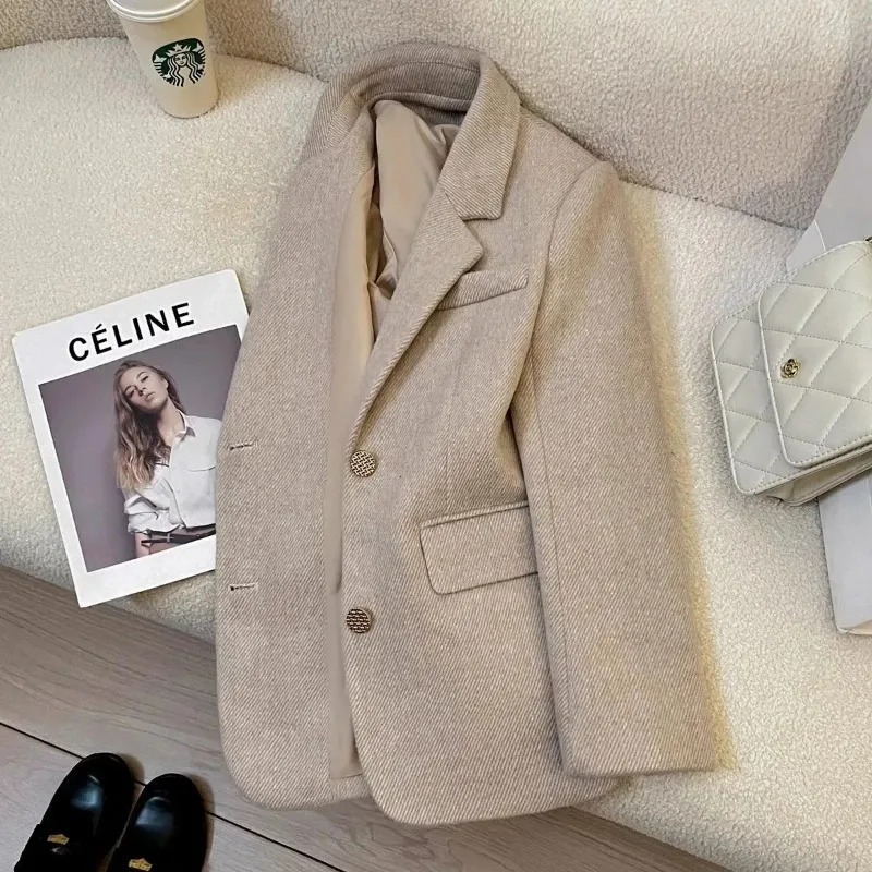 Women's Small Blazer Jacket 2026 Spring Autumn Fashion be all-match Ladies Suit Coat Design Sense high quality Lady Outerwear