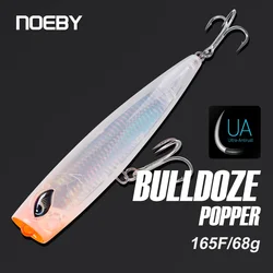Noeby Bulldoze Popper Fishing Lure 165mm 68g Floating Popper Walking The Dog Surface Wobbler Artificial Hard Bait Stick Baits