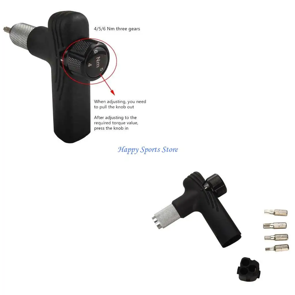 

Adjustable Torque Driver 4, 5, 6 Nm Includes 3, 4, 5mm Allen