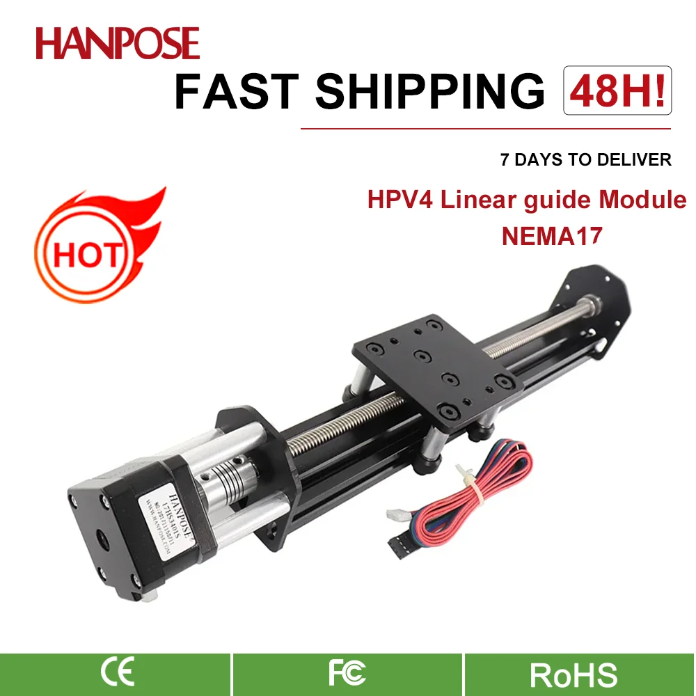 for Reprap 3D printer1.3A NEW Openbuilds HPV4 Mini V linear actuator Linear module with 42 motor NEMA17  stepper motor