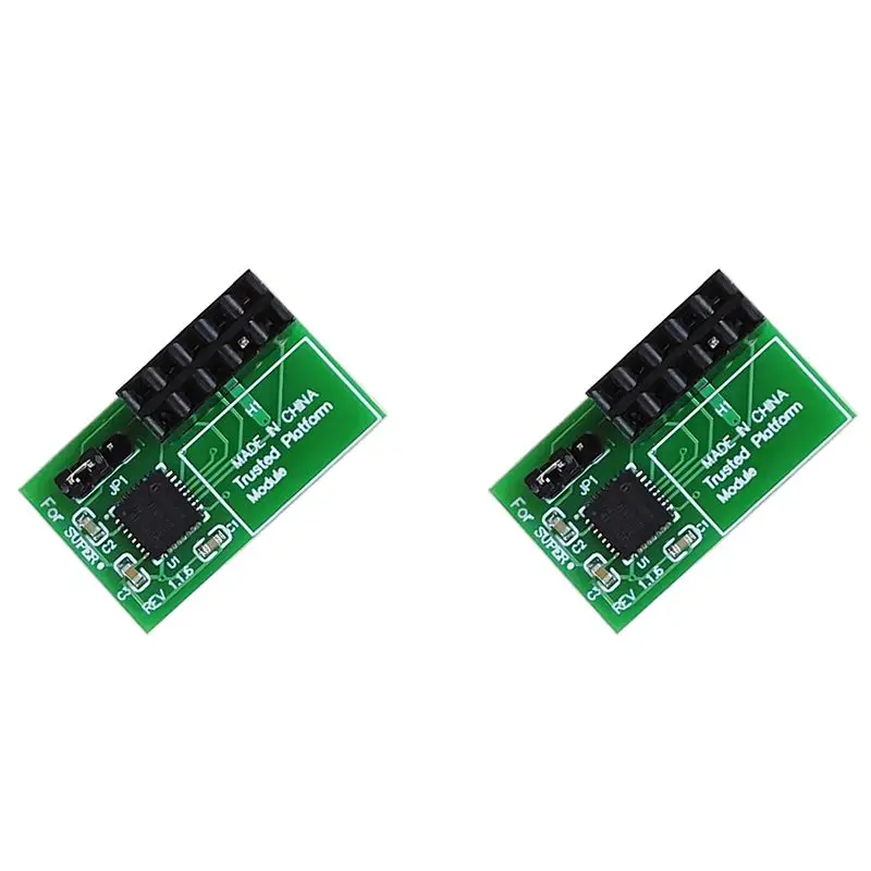 A93E-2 PC 10 Pin SPI TPM 2.0 Module Trusted Platform For Supermicro AOM-TPM-9670H