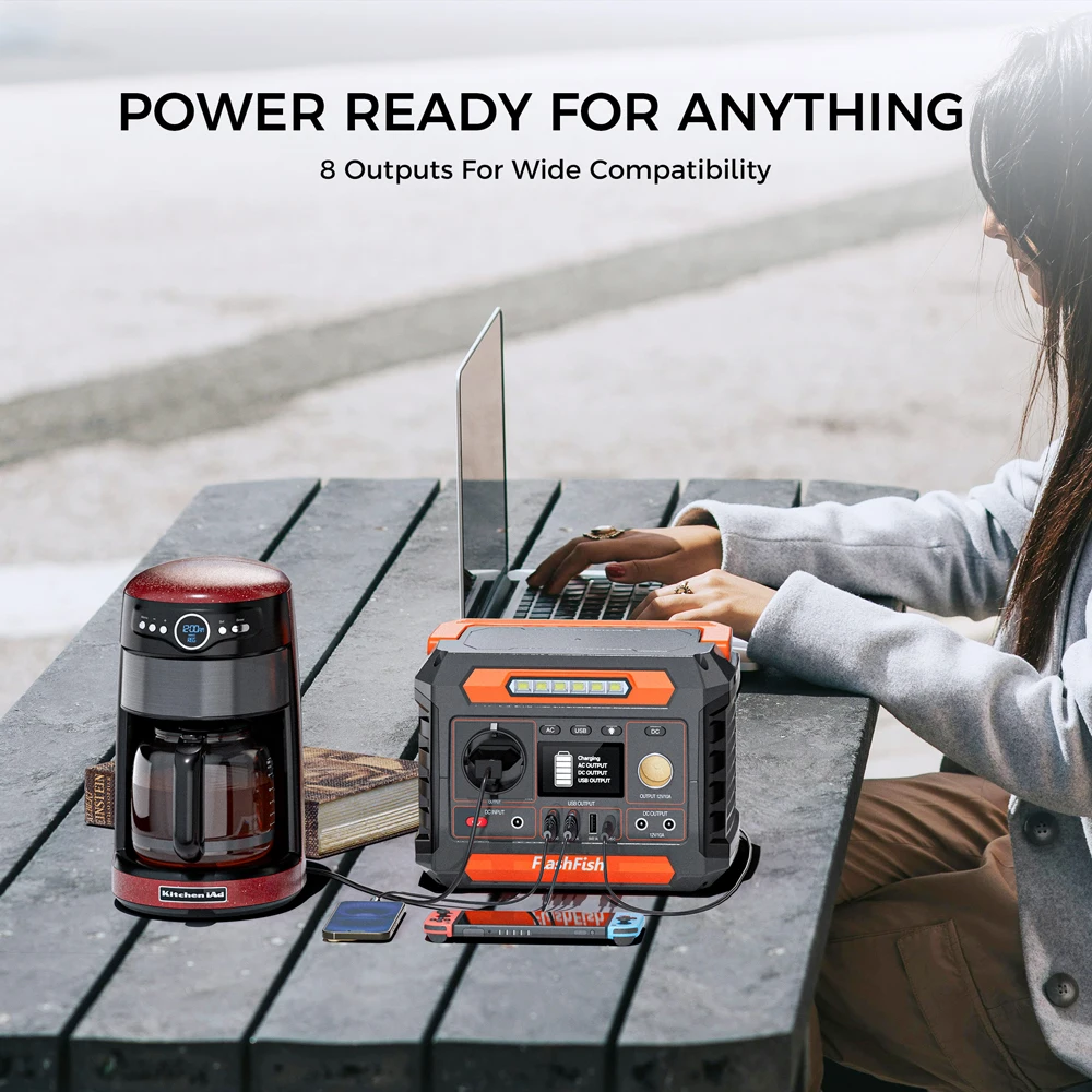 FF Flashfish P66A Tragbare Powerstation 200W mit 100W Solarpanel, 144Wh Solargenerator-Batterie 39000mAh Camping-Mobilstromversorgung – Detail 10