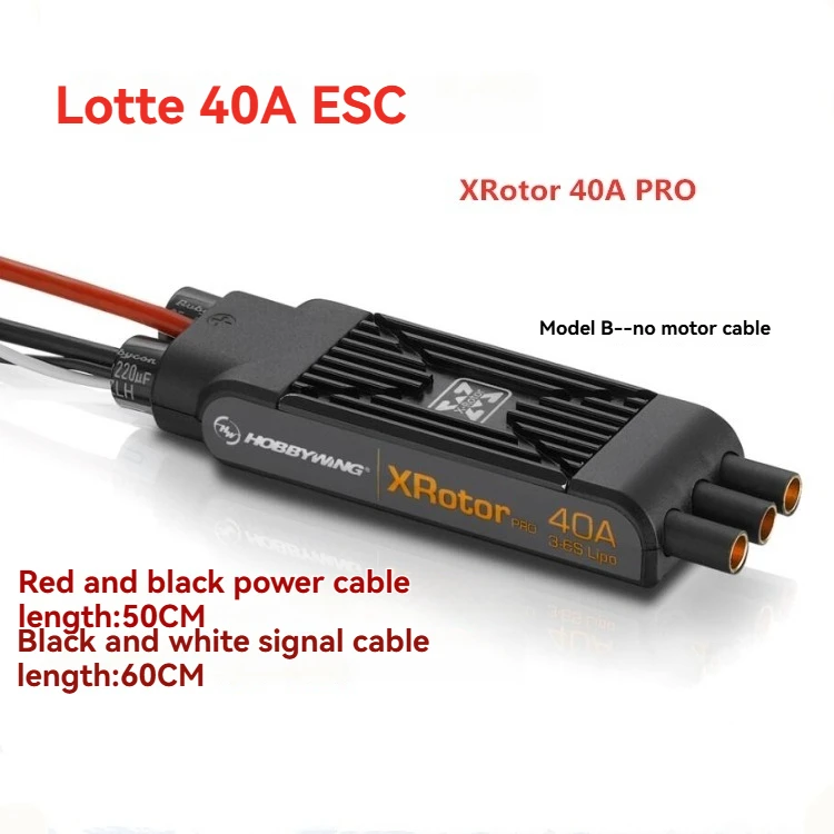 For XRotor 40A PRO APAC Brushless ESC Compatible 3-6S Lipo RC Multi Helicopter Quadcopter Version Drone Attachment