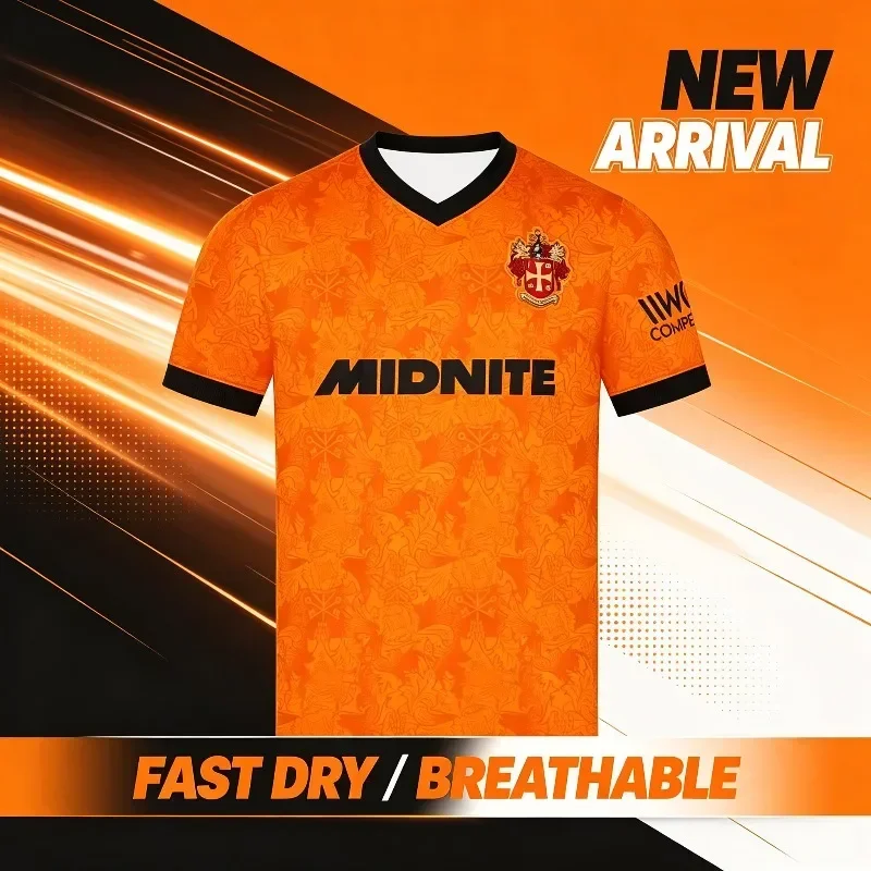 26-27 Wolverhampton Wanderers Football Jersey England Wolves Printed Daily Sports Men Short Sleeved Top T-shirt Family Matching