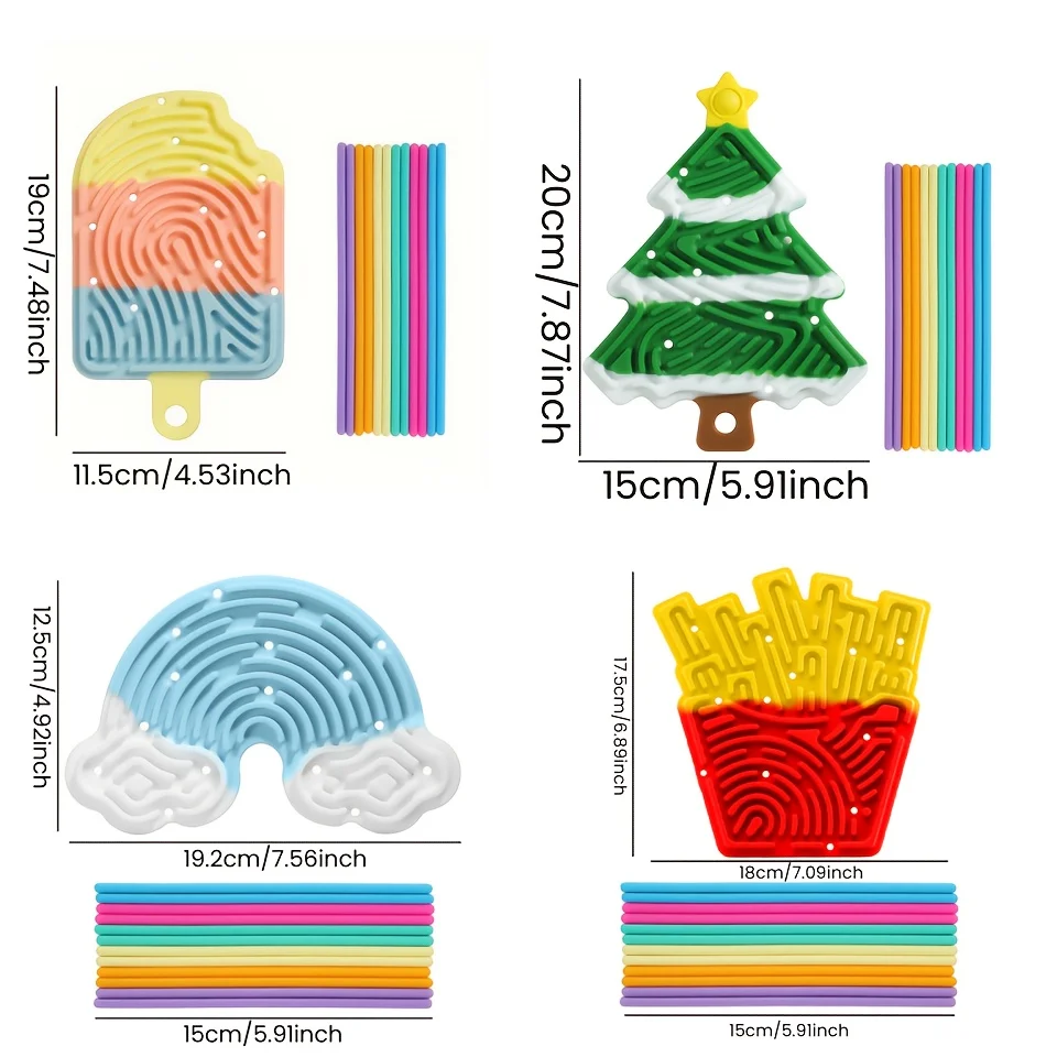 Silikon-Stresspad, soziales emotionales Lernen, kreativer Stressabbau. Perfekte Geburtstags- und Weihnachtsgeschenke