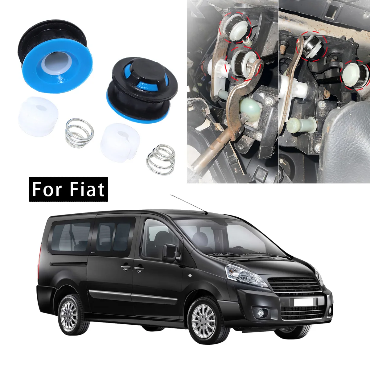 

MT Gear Shift Cable Linkage End Rod Bushing Gearbox Shifter lever Selector Grommet Replacement Kit For Fiat Scudo 2007 2008-2016