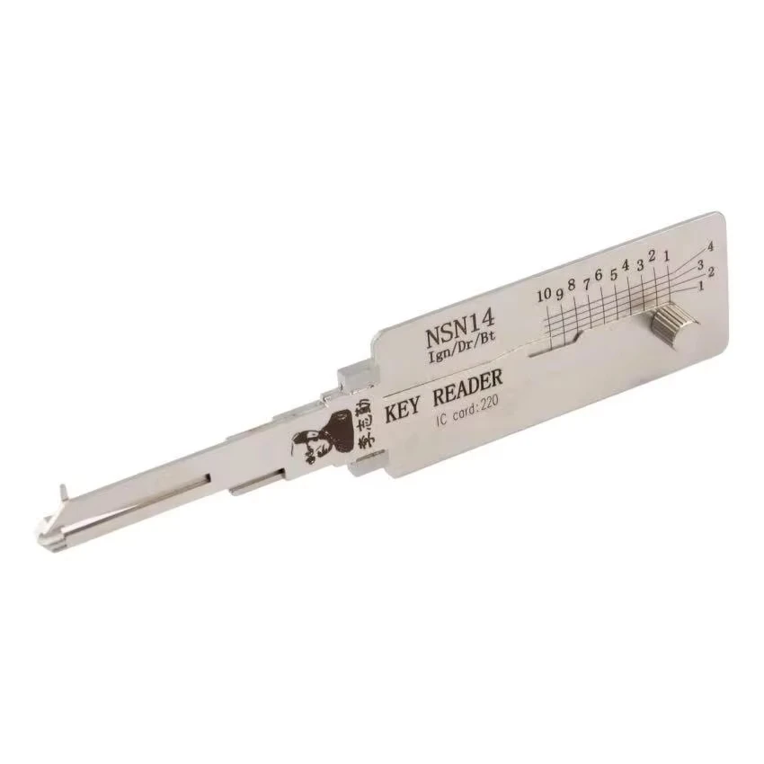 Lishi Locksmith Tool Reader And Decoder NSN14/DA34/SUB1/X237 for Nissan 350Z (2003-2009) And Nissan 370Z Coupe (2009-2017)