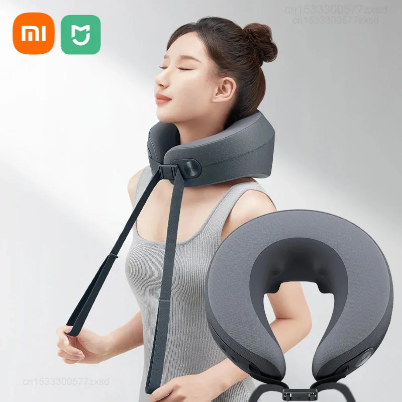 Массажер для шеи Xiaomi Mijia, умный компрессионный массажер для шеи, плеч, шеи, домашнее удобное устройство с приложением Mi Home