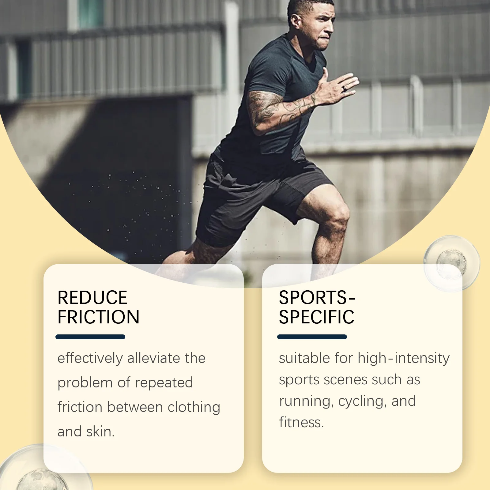 East Moon Men Sports Chest Patch Waterproof Invisible Breast Anti Bump Running Breathable Disposable Round Nipple Cover Stickers